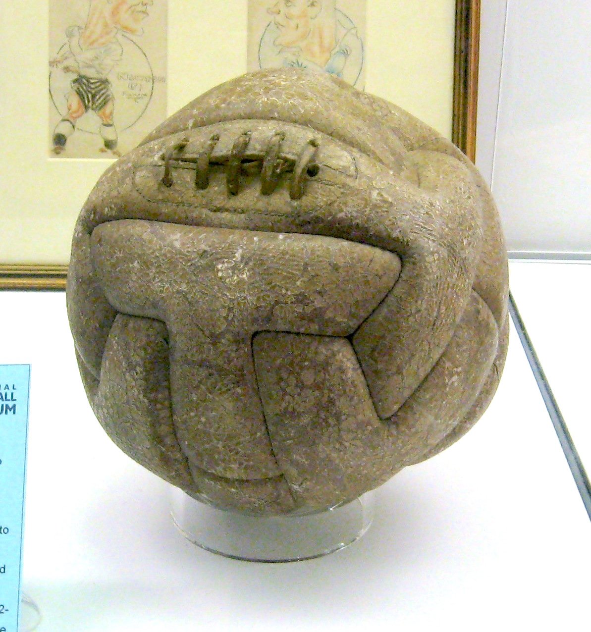Uno de los balones de la final de 1930. La discusión por cuál usar es la anécdota más repetida de aquel Mundial.