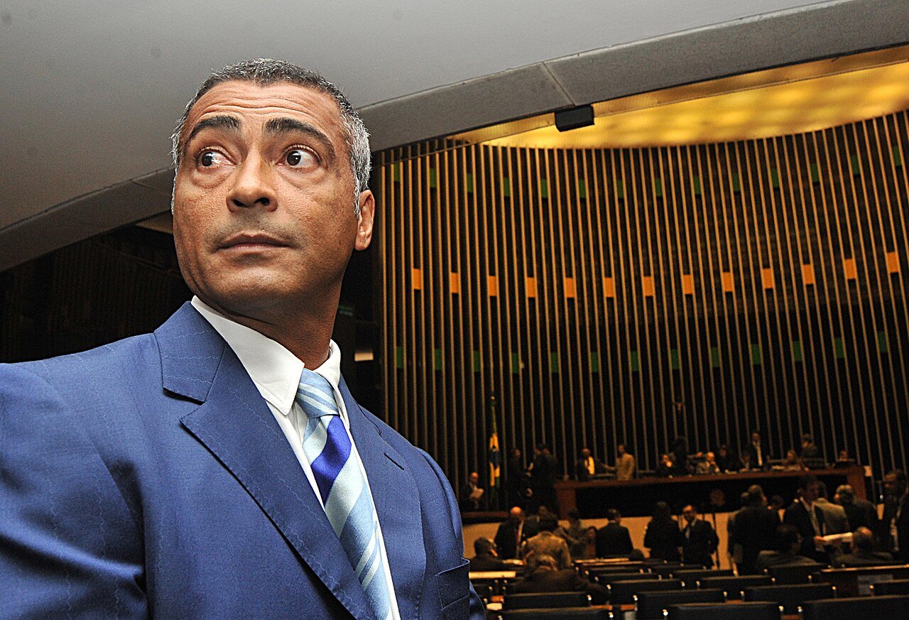 Romário, mejor jugador de aquel Mundial, fotografiado en 2010 ya como político en Brasil.