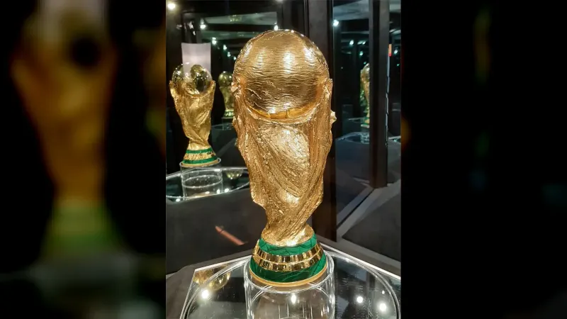 El trofeo de la Copa del Mundo