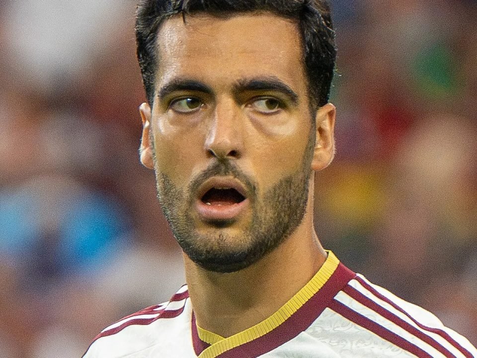 Mikel Merino con la camiseta de la selección española en la semifinal del Mundial 2026 ante Francia